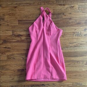 DO+BE Elegant Pink Halter Dress Size S (NEW W TAGS!!)